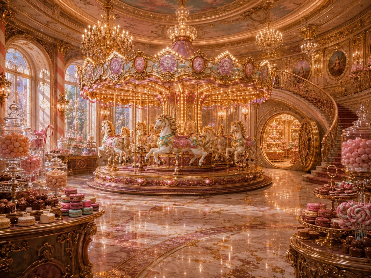 Bookself Candy Shop environment
